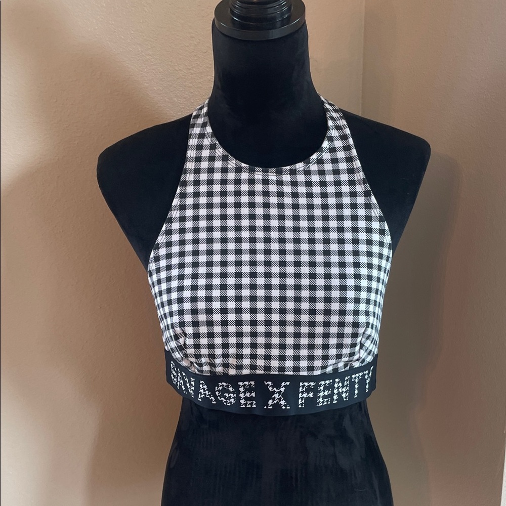 Savage X Fenty black white gingham bra - Picture 3 of 8